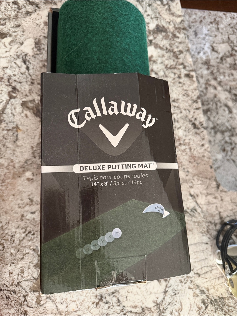 Callaway 8 ft Green Putting Mat Deluxe Putting Mat NIB